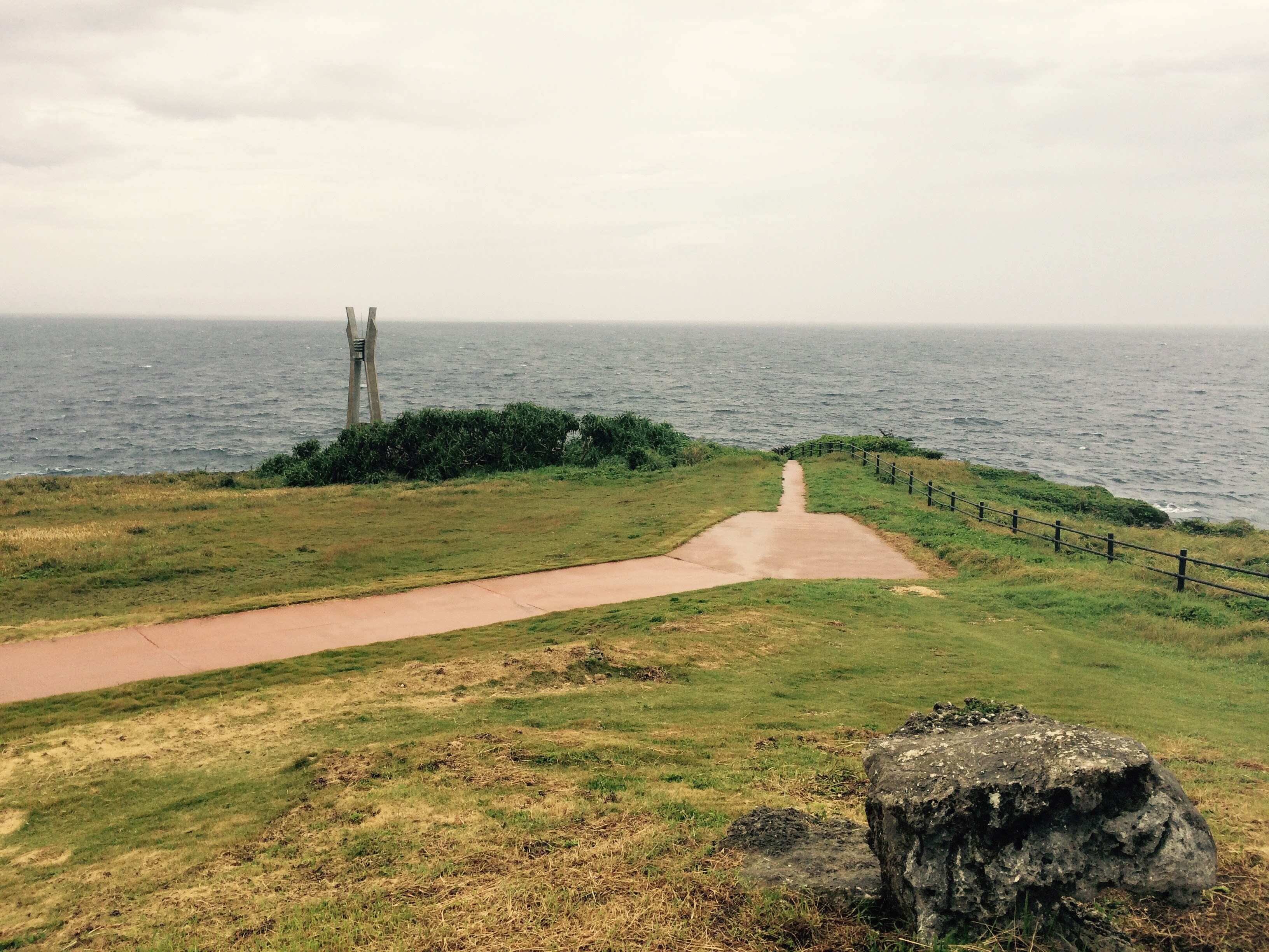 徳之島にある『犬田布岬』の風景