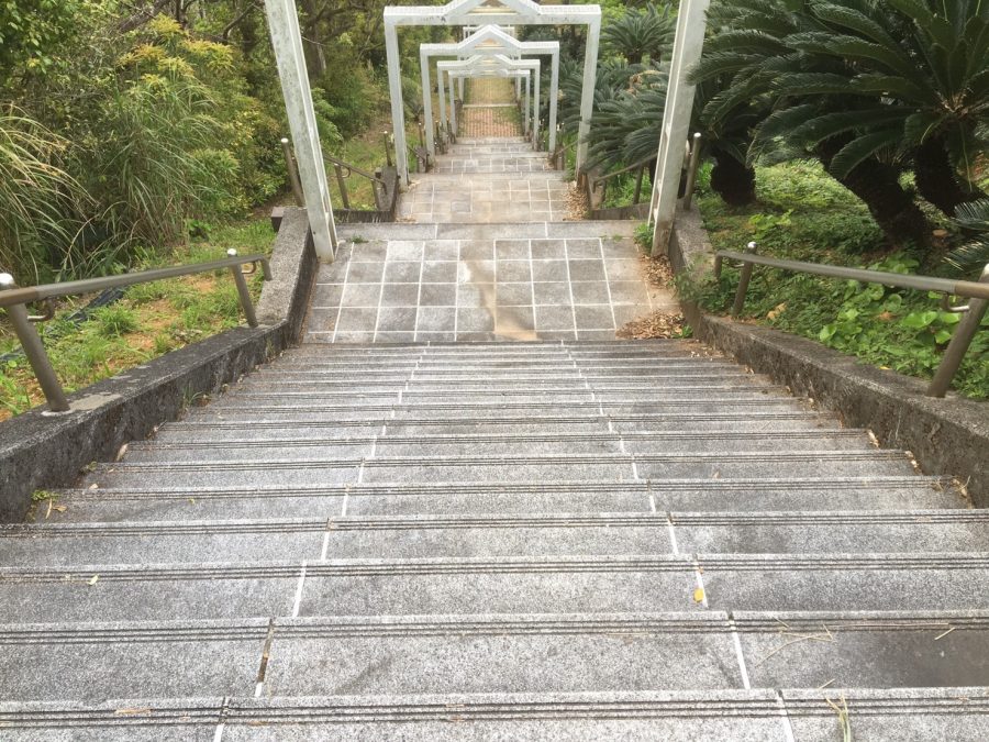 奄美大島,名瀬,おがみ山,階段