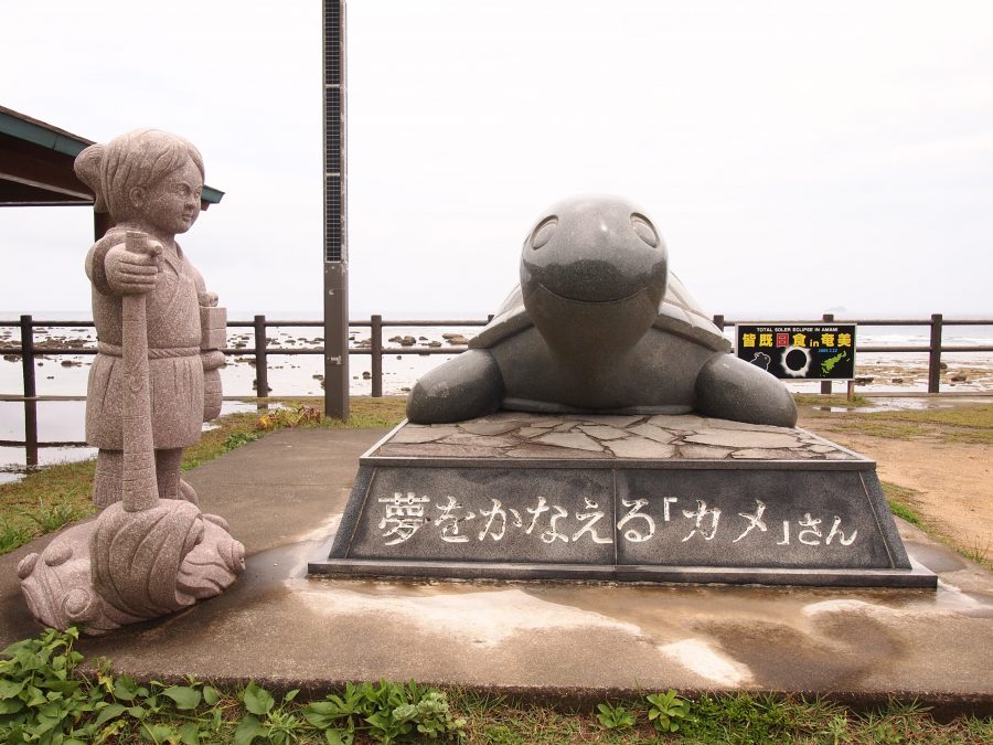 奄美大島,笠利,奄美大島最北端,夢をかなえる「カメ」さん